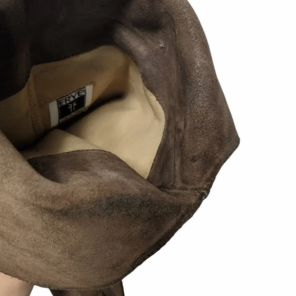 FRYE Shirley Over the Knee Leather Boots 6